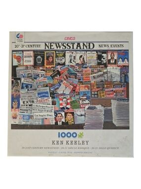 Ken Keeley 1000-Piece Newsstand Jigsaw Puzzle - Multicolor
